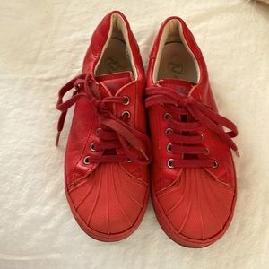 Kids Italian leather sneakers